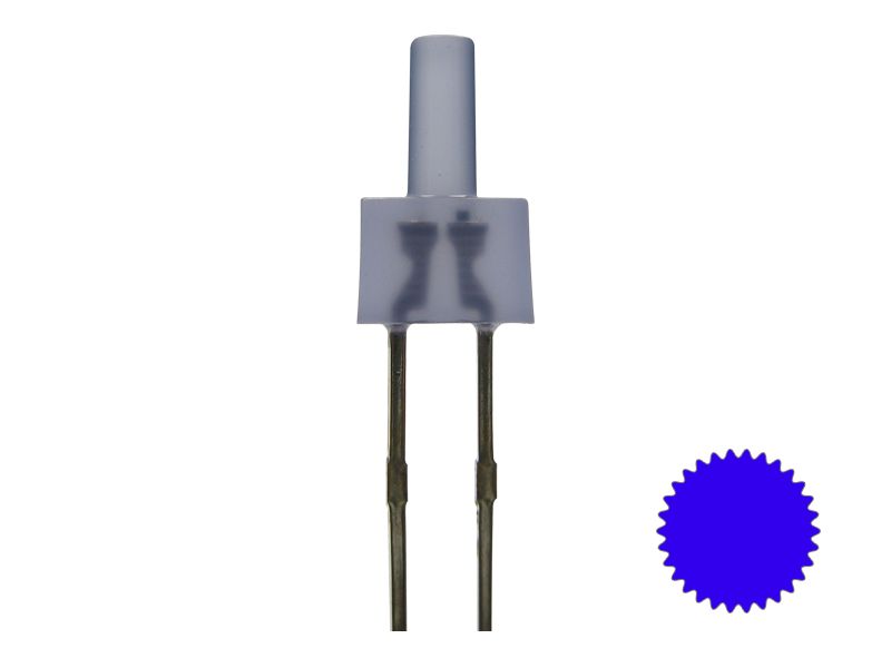 50800 Tower LED lang 2mm blau diffus blinkend