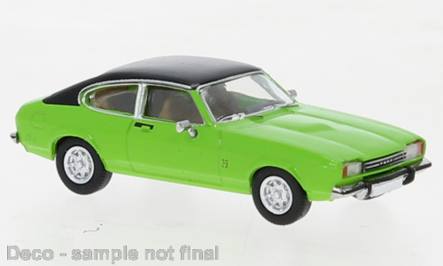 PCX870645 Ford Capri MKII hellgrün/schwarz (1974)