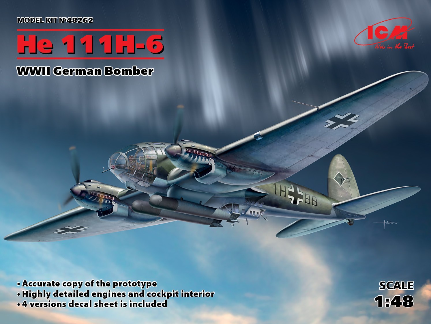 48262 He 111H-6 German Bomber