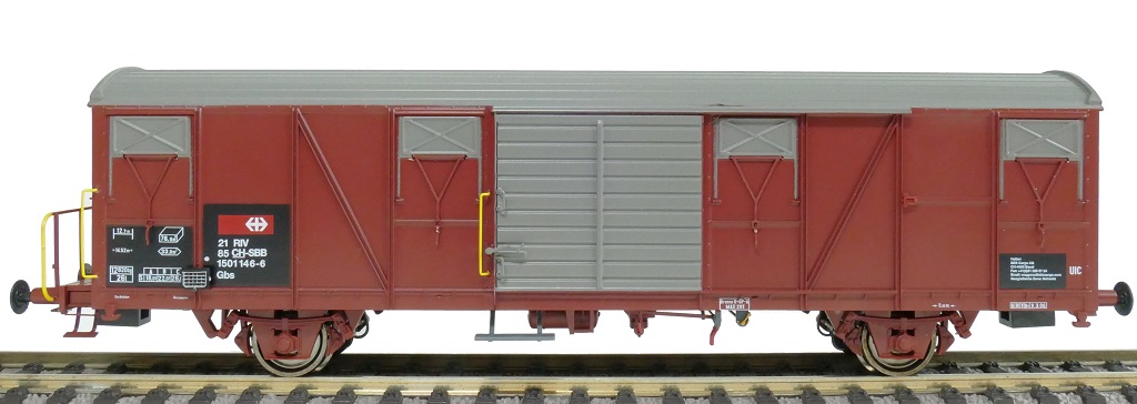 Exact-train 20440 SBB gedeckter Güterwagen Gbs Ep.6