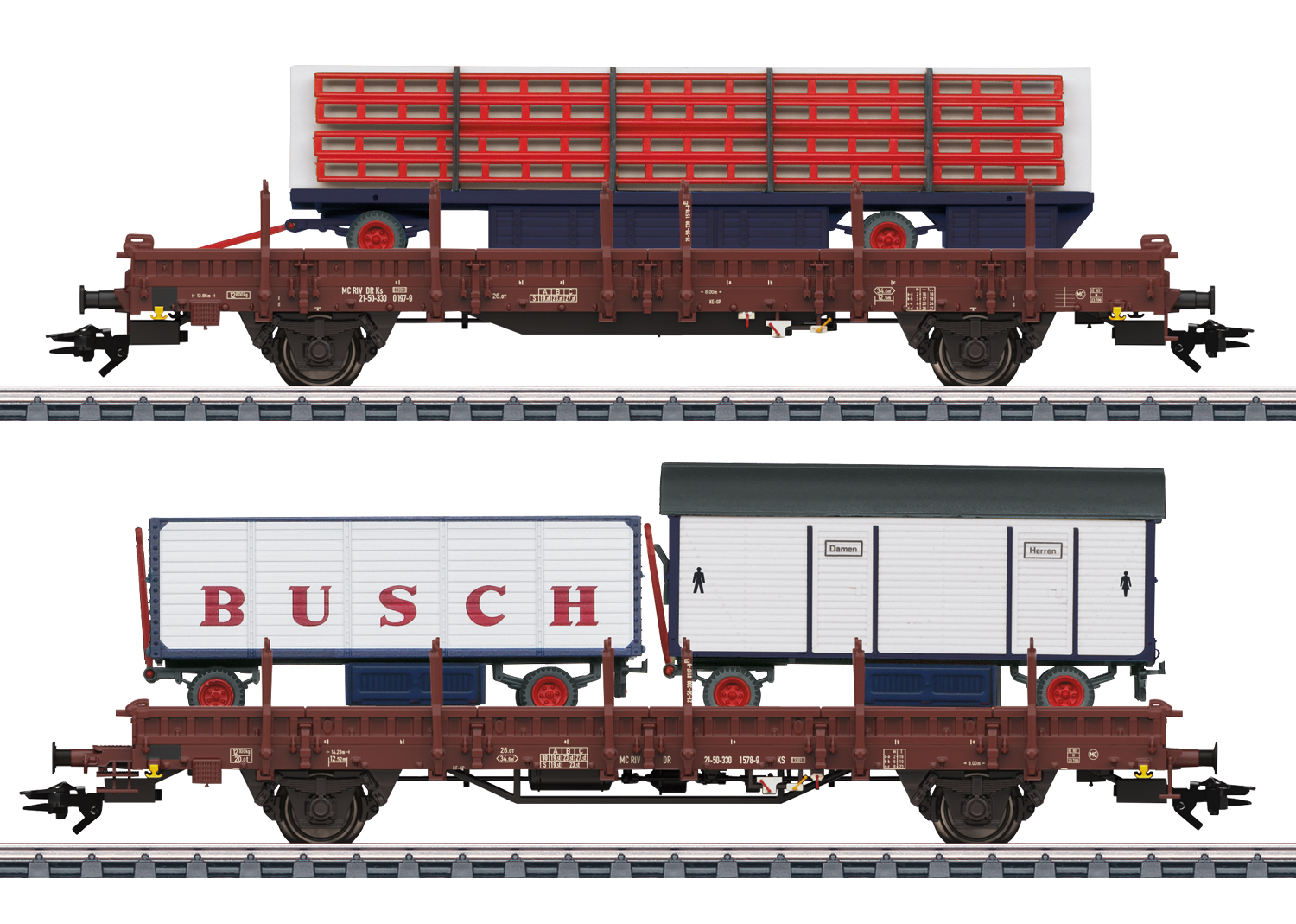 45042 DR Güterwagen-Set Zirkus Busch Ep.4