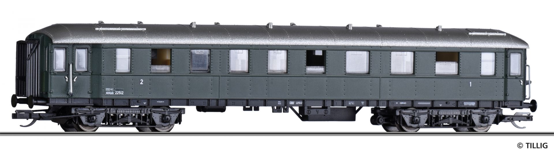 13358 ÖBB Reisezugwagen 1./2. Kl. AB4ipüh Ep.3