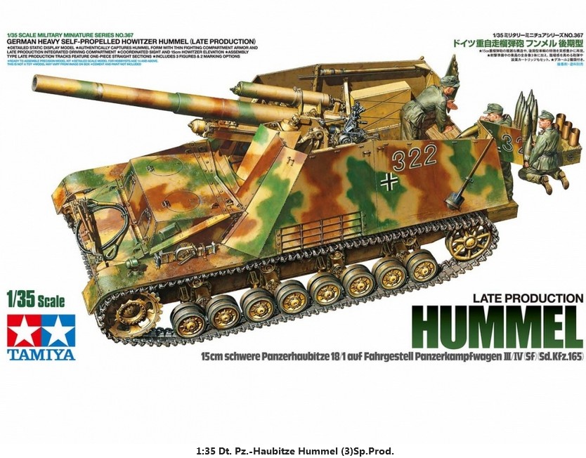 35367 Sd.Kfz.165 Hummel (Late) mit Figuren