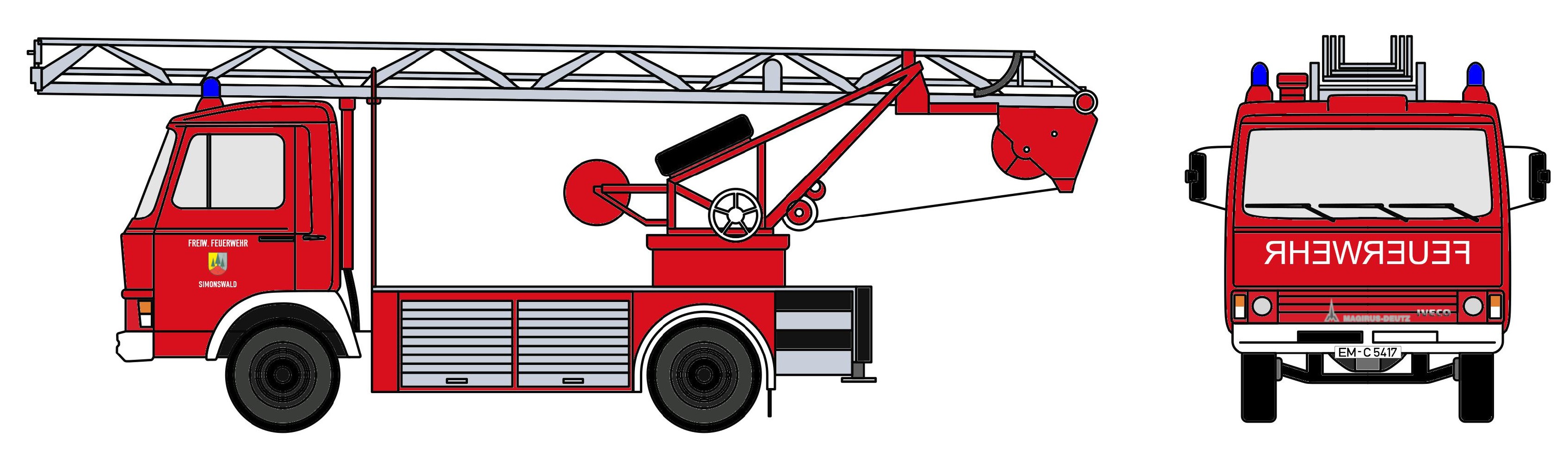 4113 Magirus-Deutz 90M5 DL18 FW Simonswald