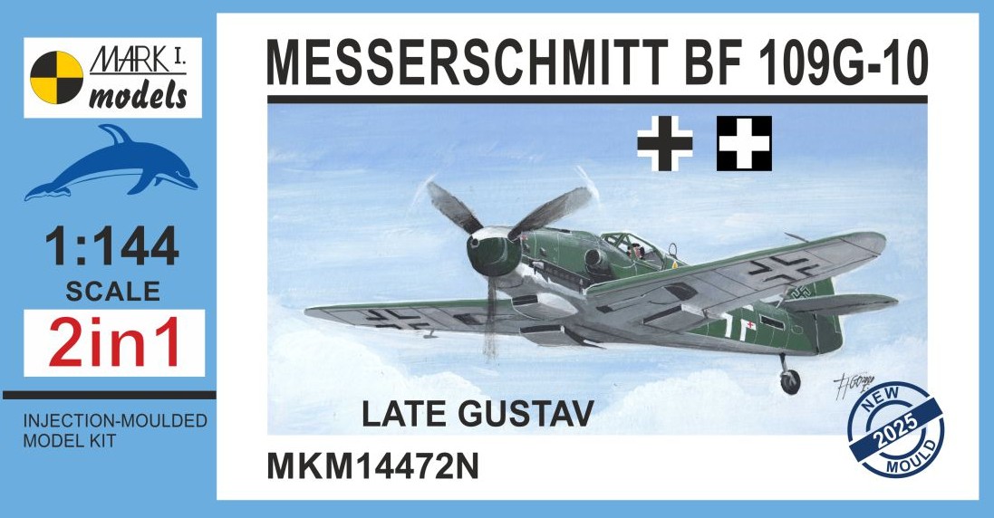 MKM144072N Bf 109G-10 'Late Gustav' (2in1)
