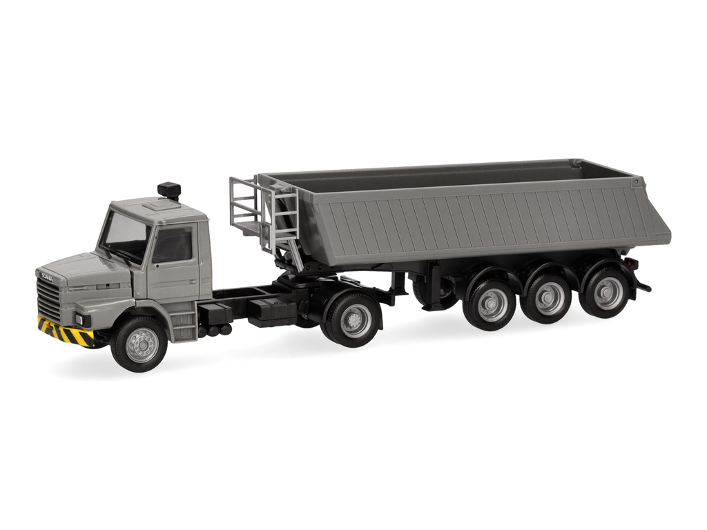 319713 Scania Hauber Kipp-SZ grau/gelb