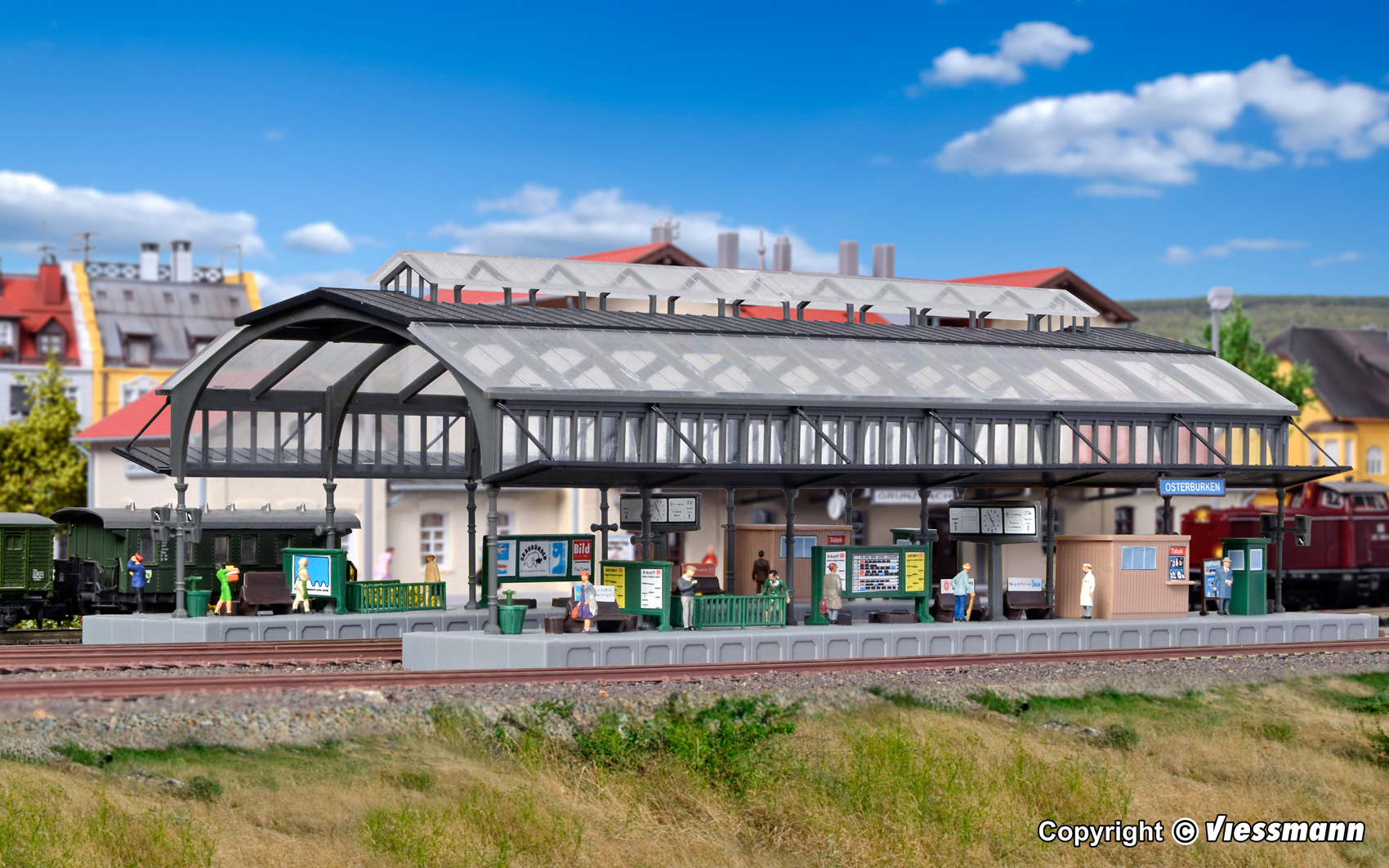 Kibri 37758 Bahnsteighalle