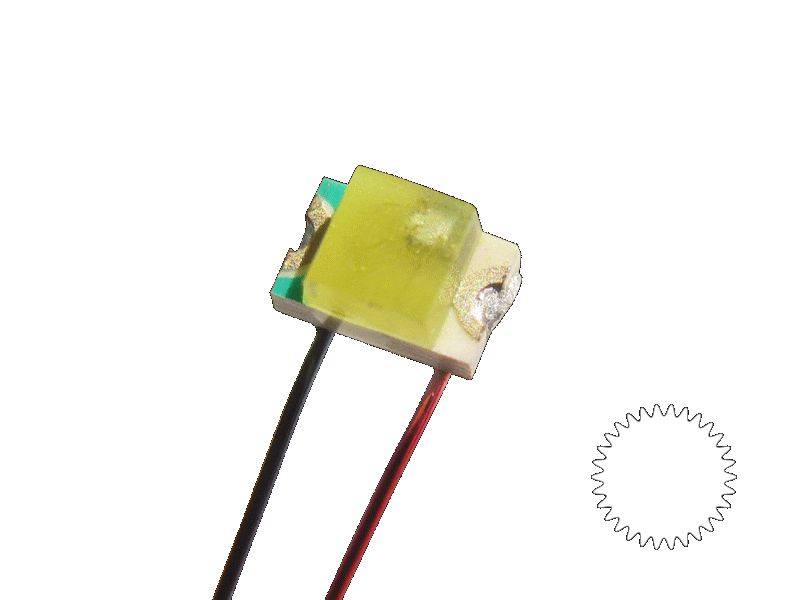 50252 LED SMD 0805 Blink LED mit Lackdraht ka