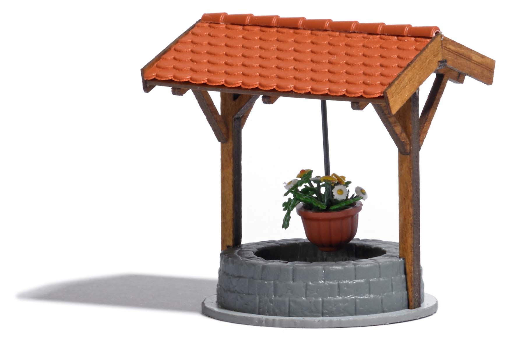 1524 Brunnen mit Blumenampel