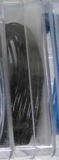 Lux 8957 Kupferlitze schwarz 0,06 mm² - 3 m