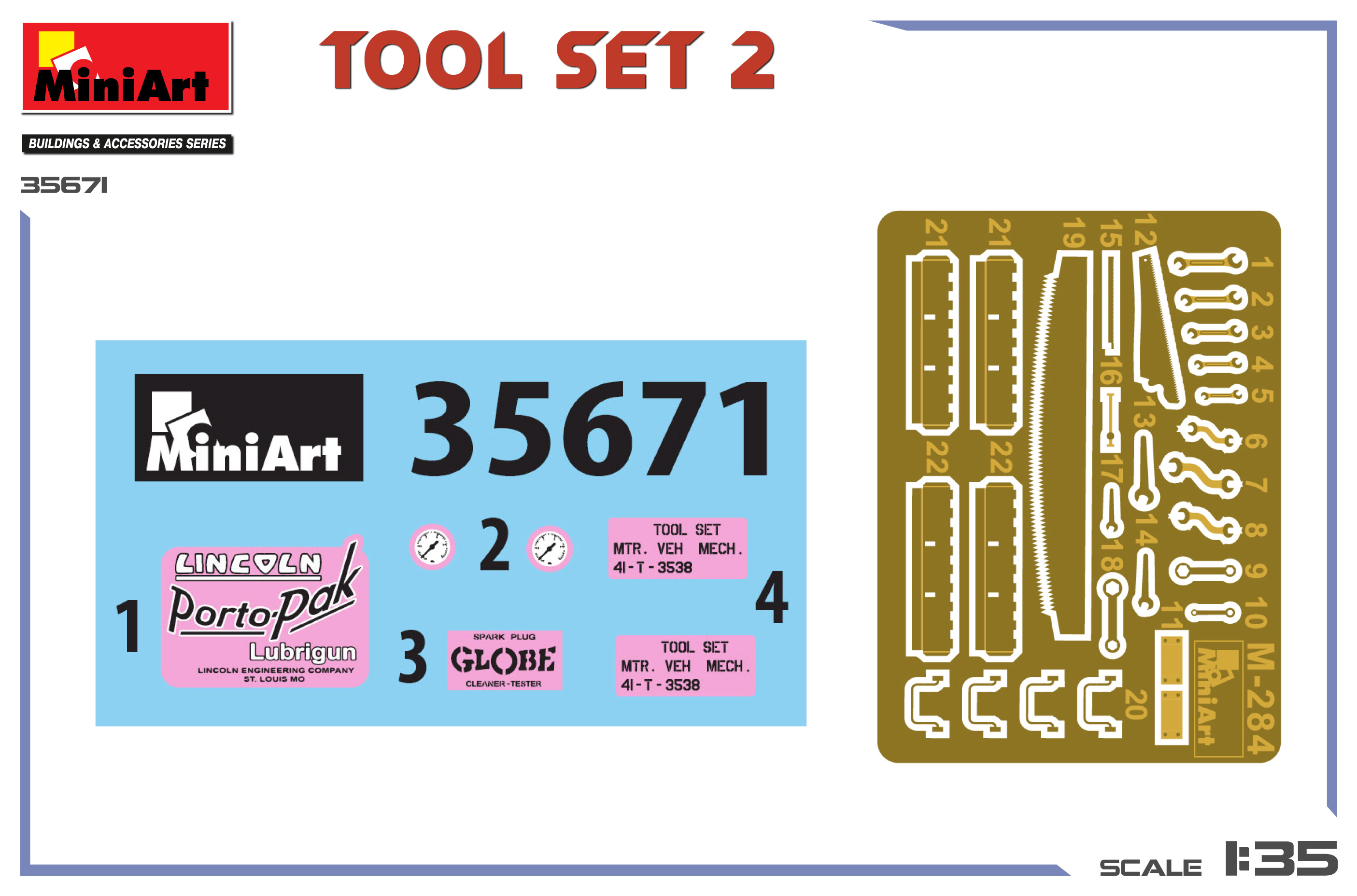 MiniArt 35671 Tool Set 2 / Werkzeug und Zubehör