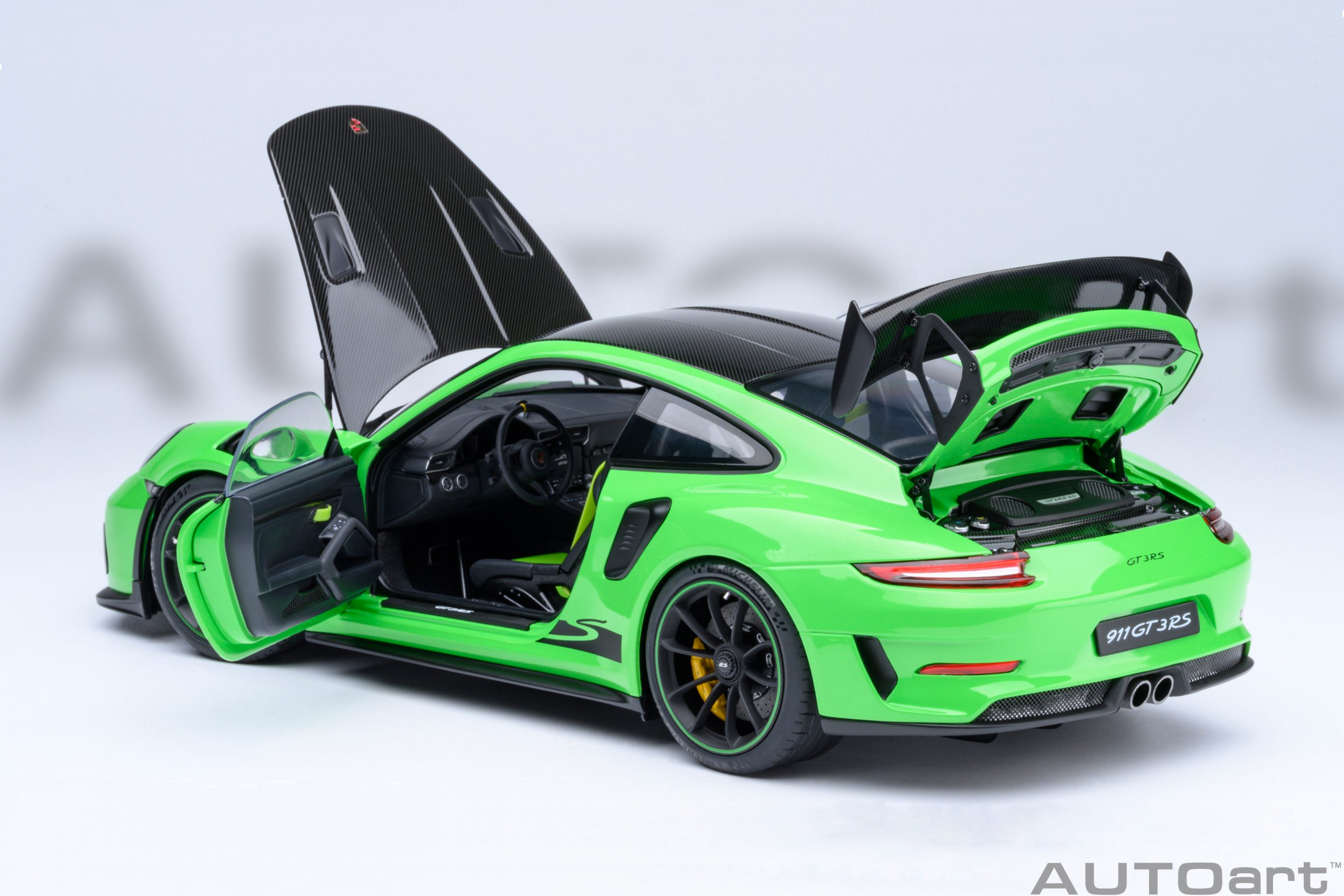 AUTOart 78179 Porsche 911 (991.2) GT3 RS Lizard Green