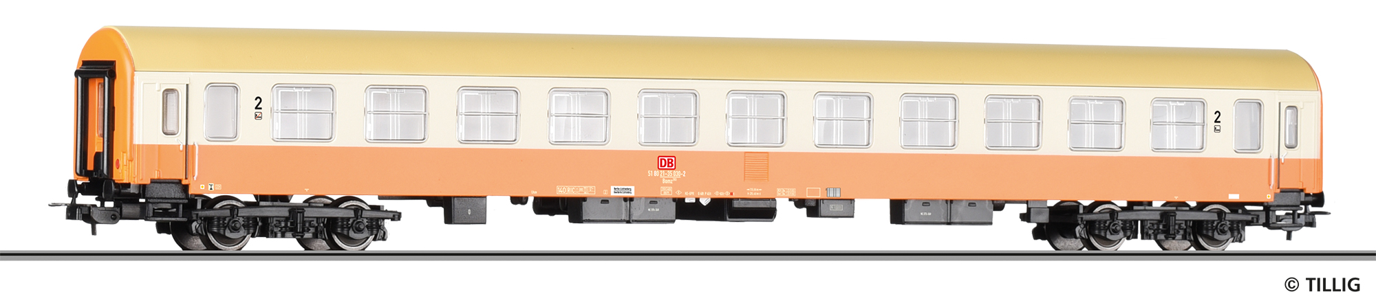 75016 Reisezugwagen 2. Klasse Bomz 283 der DB