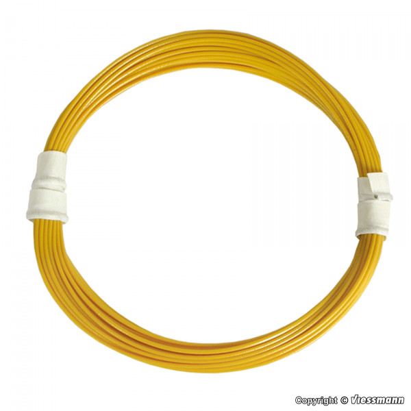 6891 5 m Spezialkabel, 0,6 mm², gelb