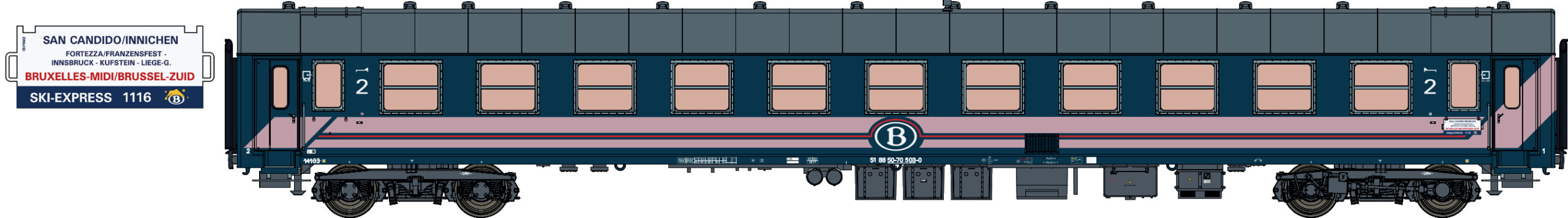 42078 SNCB Liegewagen I5 Bc10 2.Kl. Ep.5