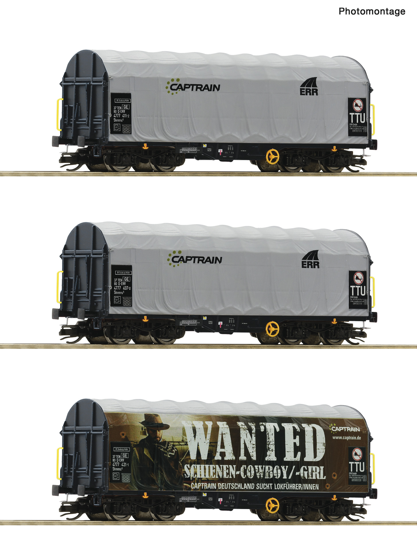 6680023 Captrain Schiebeplanenwg.-Set 3tlg Ep.6