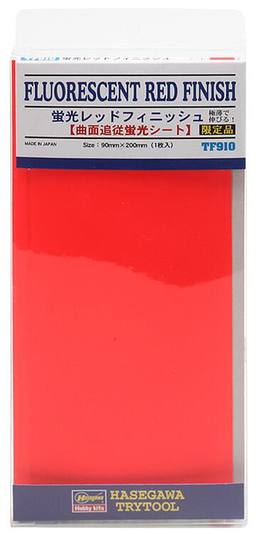 671910 Klebefolie, fluoreszierend, rot, 90 x 20