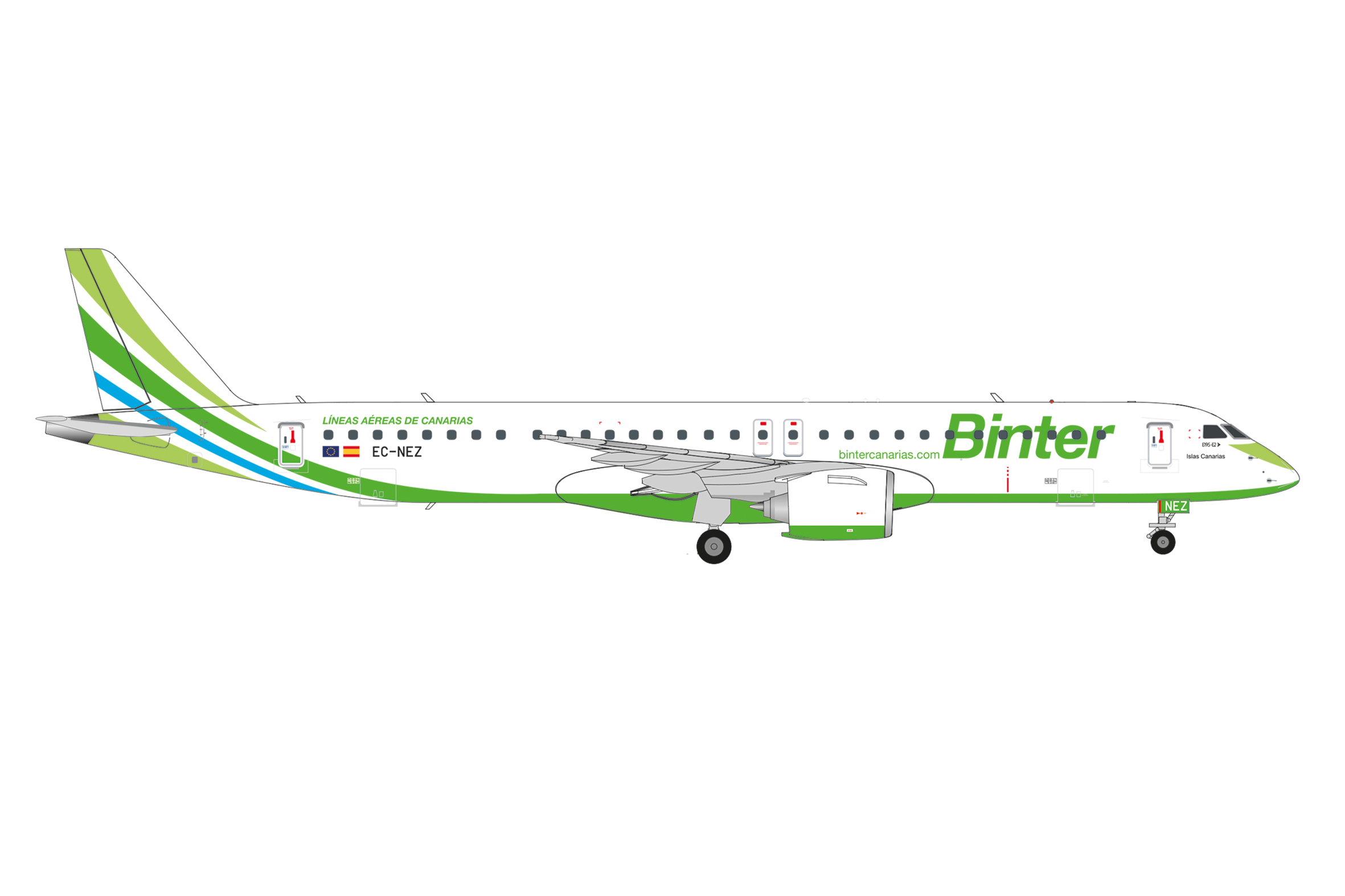 573009 Embraer E195-E2 Binter Canarias