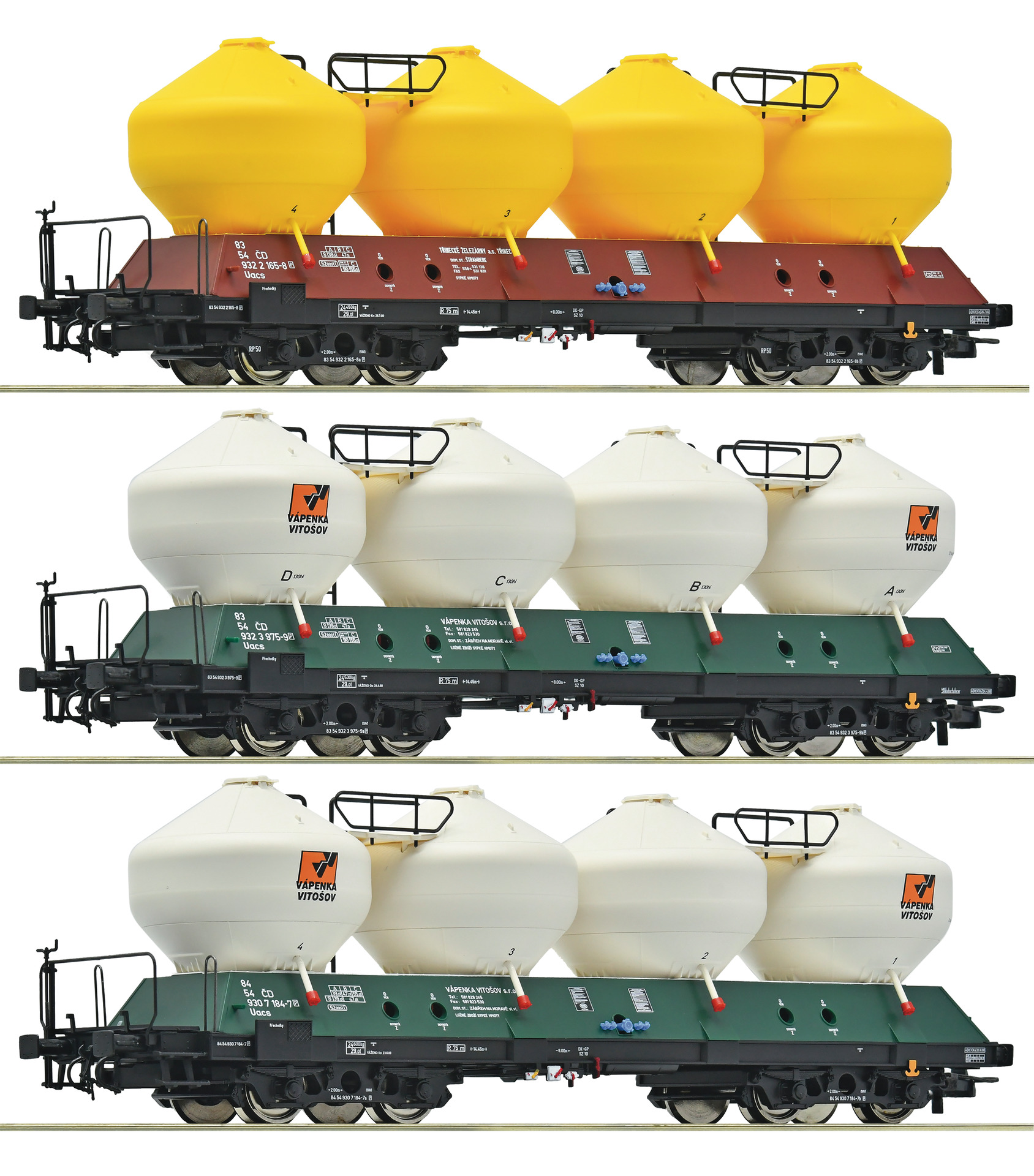 Roco 6600180 CD Silowagen Raj Set 3tlg. Ep.6