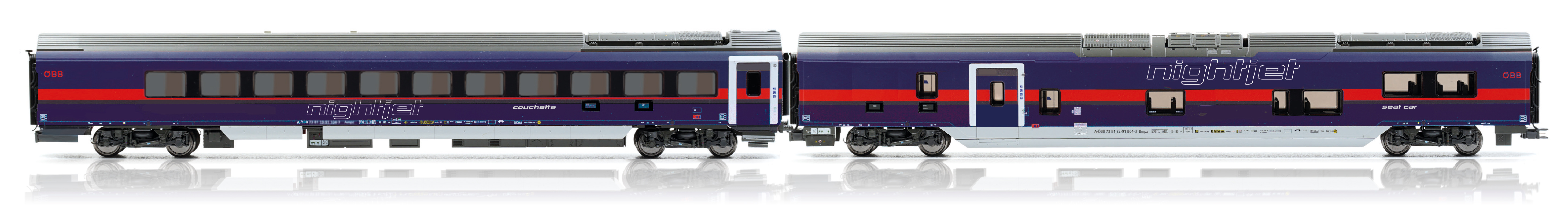 JC72450 ÖBB Nightjet WagenSet DANI 2-tlg Ep.6