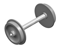 939336 Wechselstromradsatz 24,7 mm 2 Stück