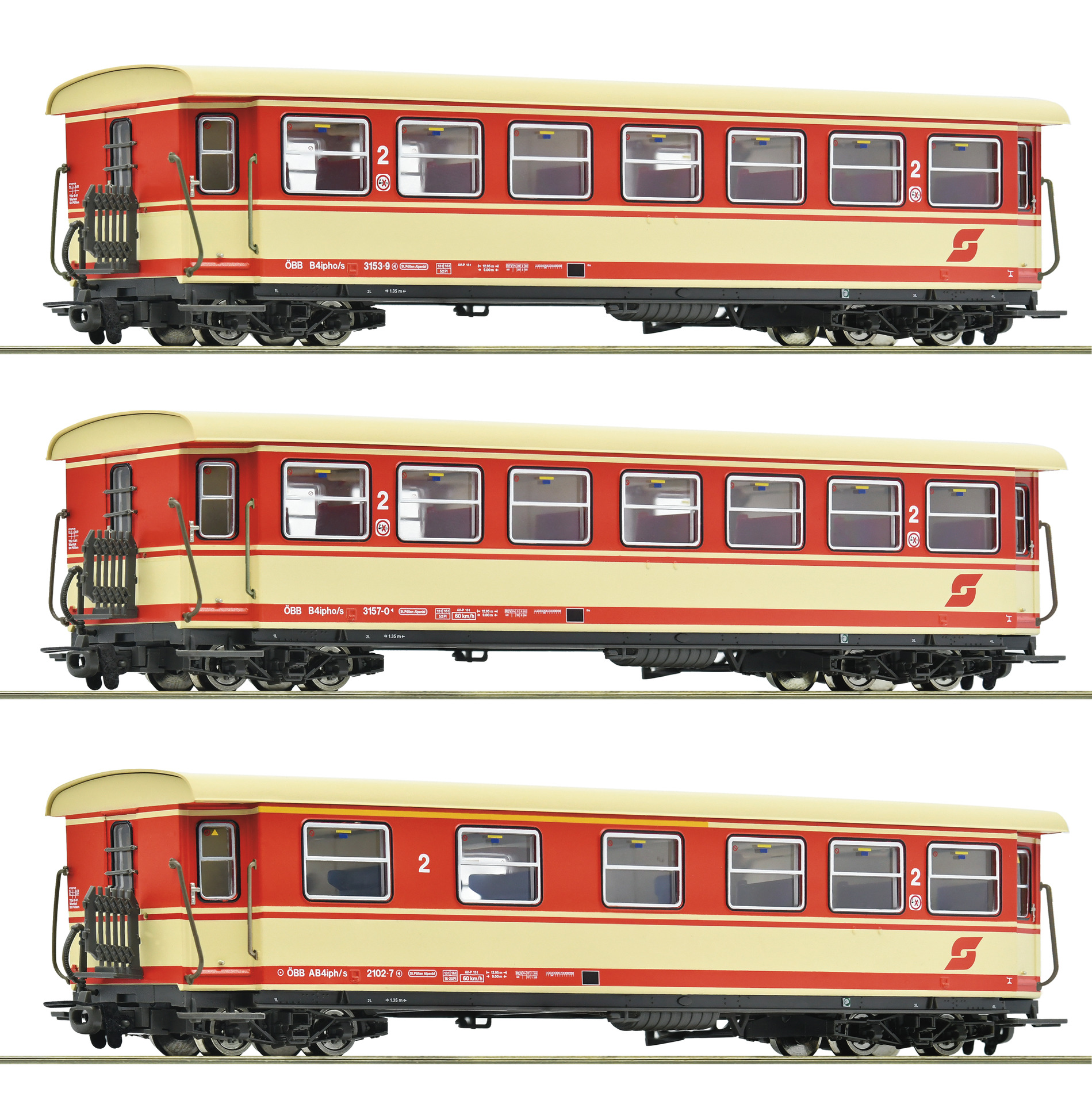 6240004 ÖBB Personenwg. Set 3tlg. Ep.6 H0e