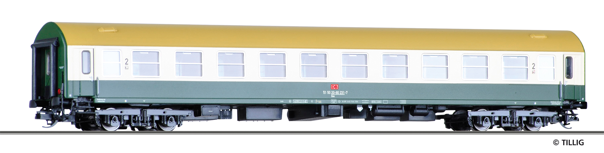 16422 Reisezugwagen 2. Klasse B 518 der DB AG