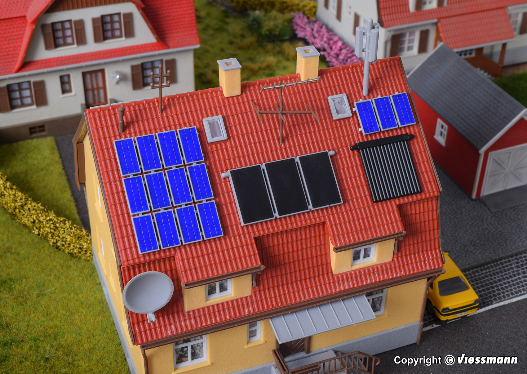 Kibri 38602 Deko-Set Solar, Röhren, Photovoltaik