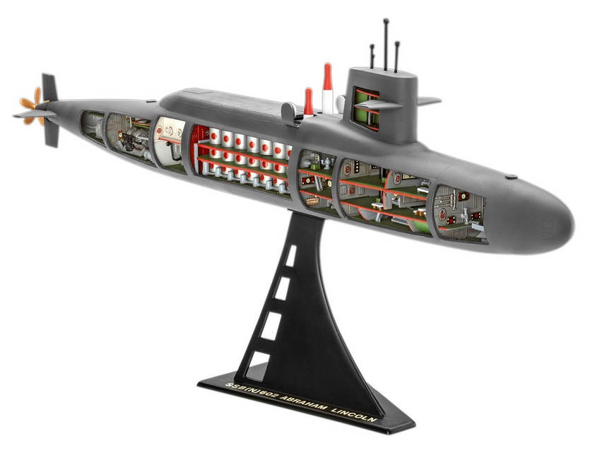 Revell 05185 S.S.B. Abraham Lincoln with Interior