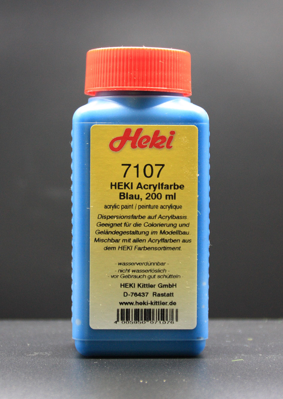 7107 Acrylfarbe Blau, 200 ml
