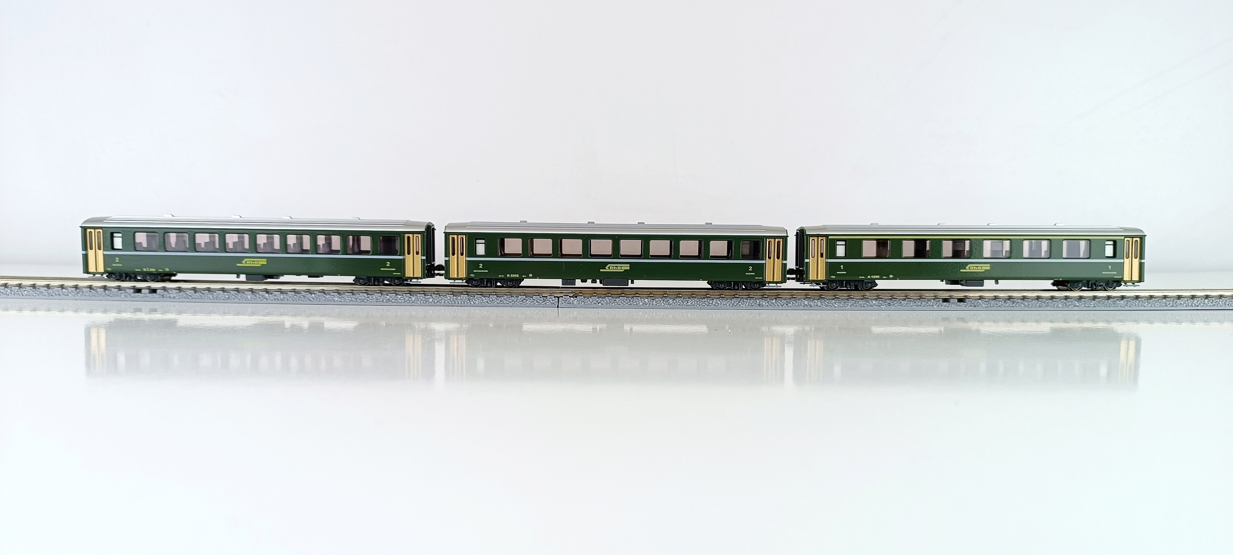 PI9220 RhB Personenwagen-Set 3-tlg Ep.4/5