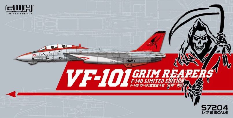 S7204 US Navy F-14B VF-101 'Grim Reapers'