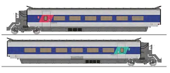 TGV-016SAC SNCF TGV PSE Ergänzung 2-tlg. Ep.5/6