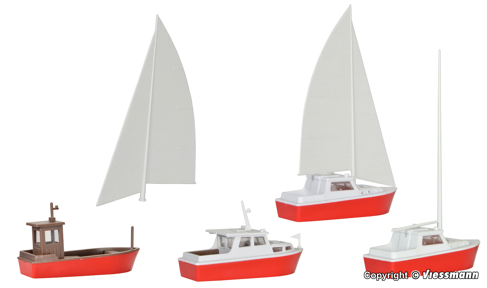 Kibri 39160 Set Boote