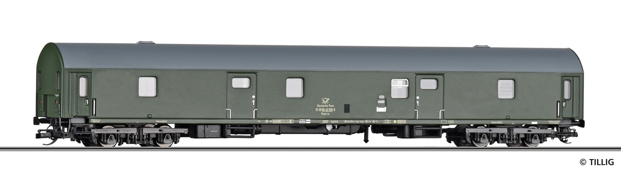 16819 Bahnpostwagen der Deutschen Post