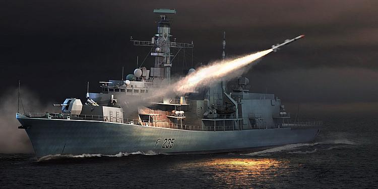 754547 HMS Type 23 Frigate-Monmouth (F235)