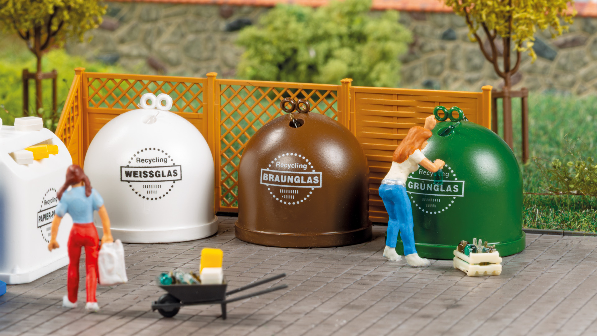 41695 Recycling-Container mitZubehör