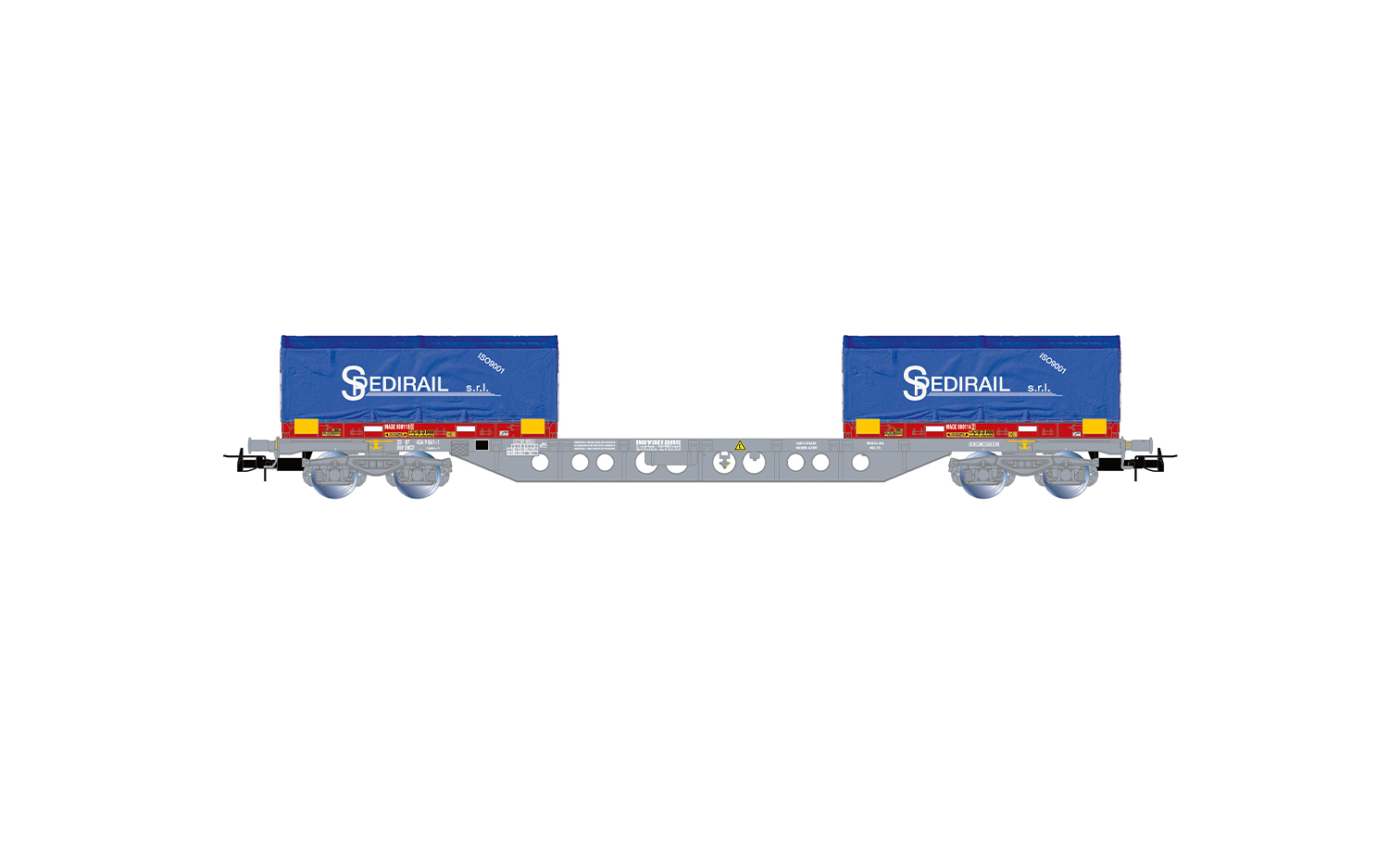 HJ6303 SNCF, 4-achs. 60' Containerwagen Novatr