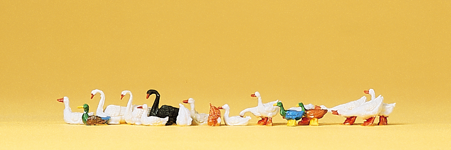Preiser 14167 Enten, Gänse und Schwäne