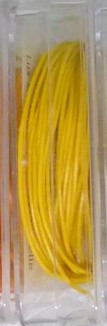 Lux 8962 Kupferlitze gelb 0,06 mm² - 3 m