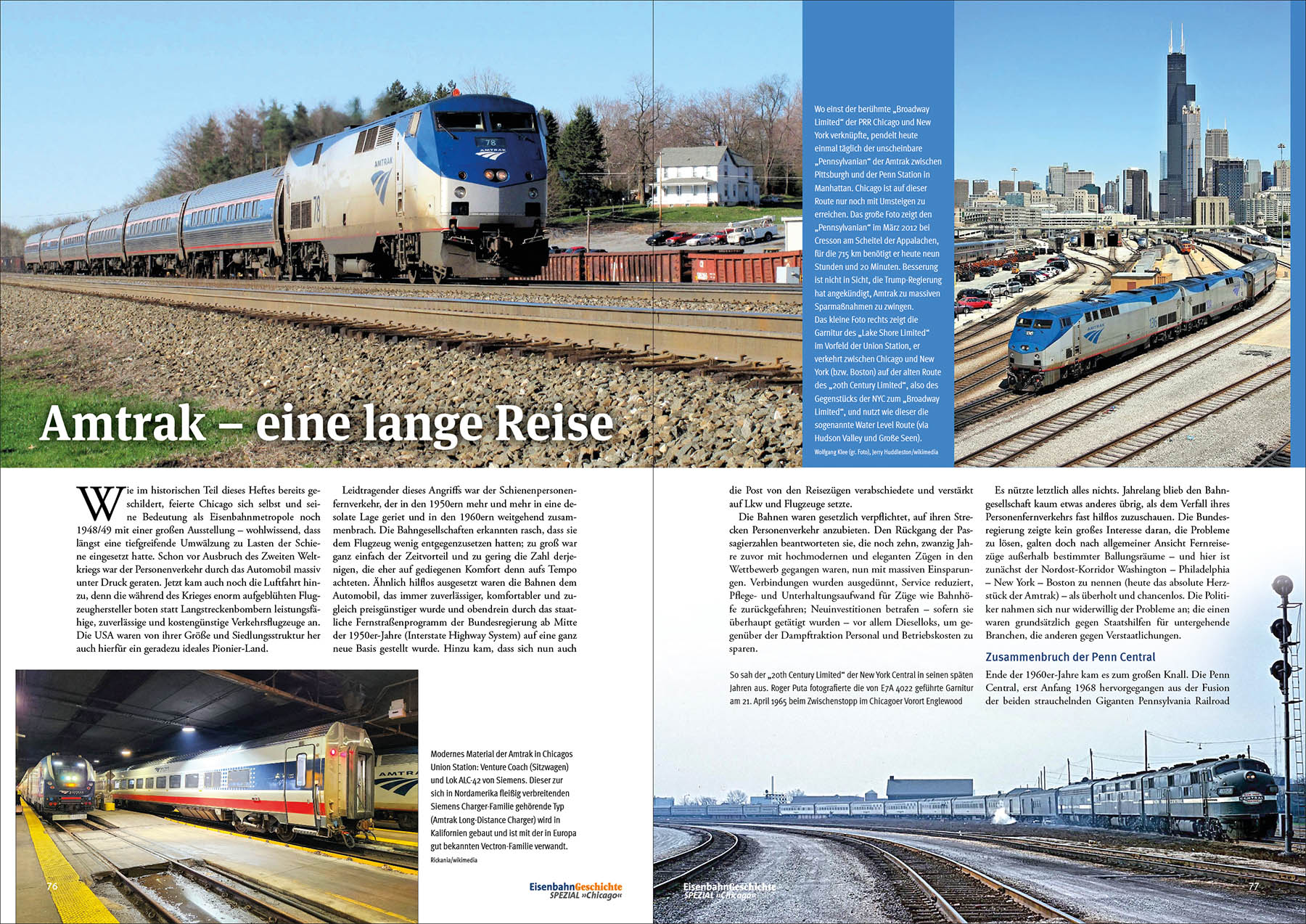 DGEG 59435 Eisenbahn Geschichte SPEZIAL Chicago