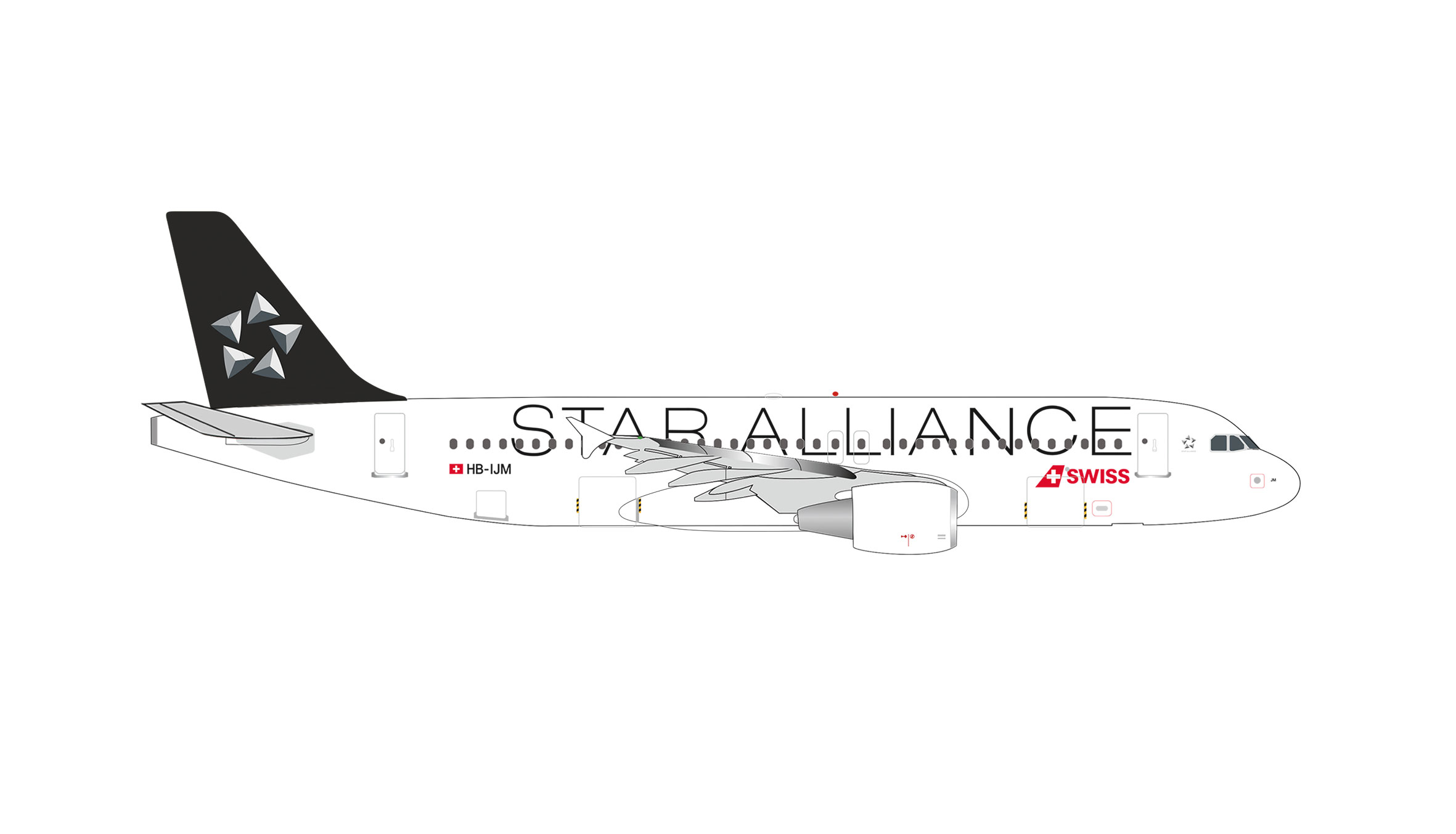 539463 Airbus A320 Swiss International/Star All