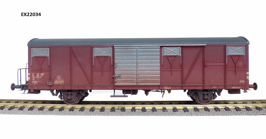 Exact-train 22034 SBB gedeckter Güterwagen Gbs Ep.4
