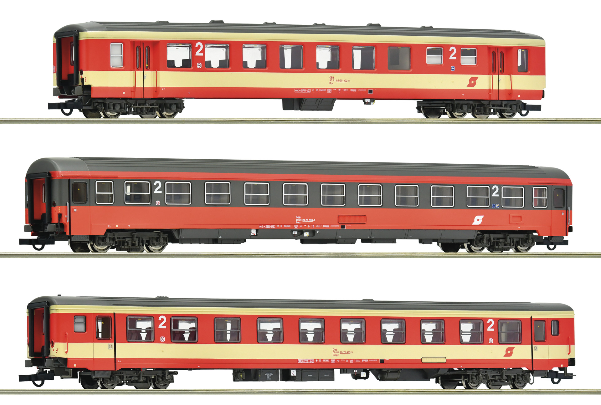 6200128 ÖBB Personenwagen Set #2 3tlg. Ep.5