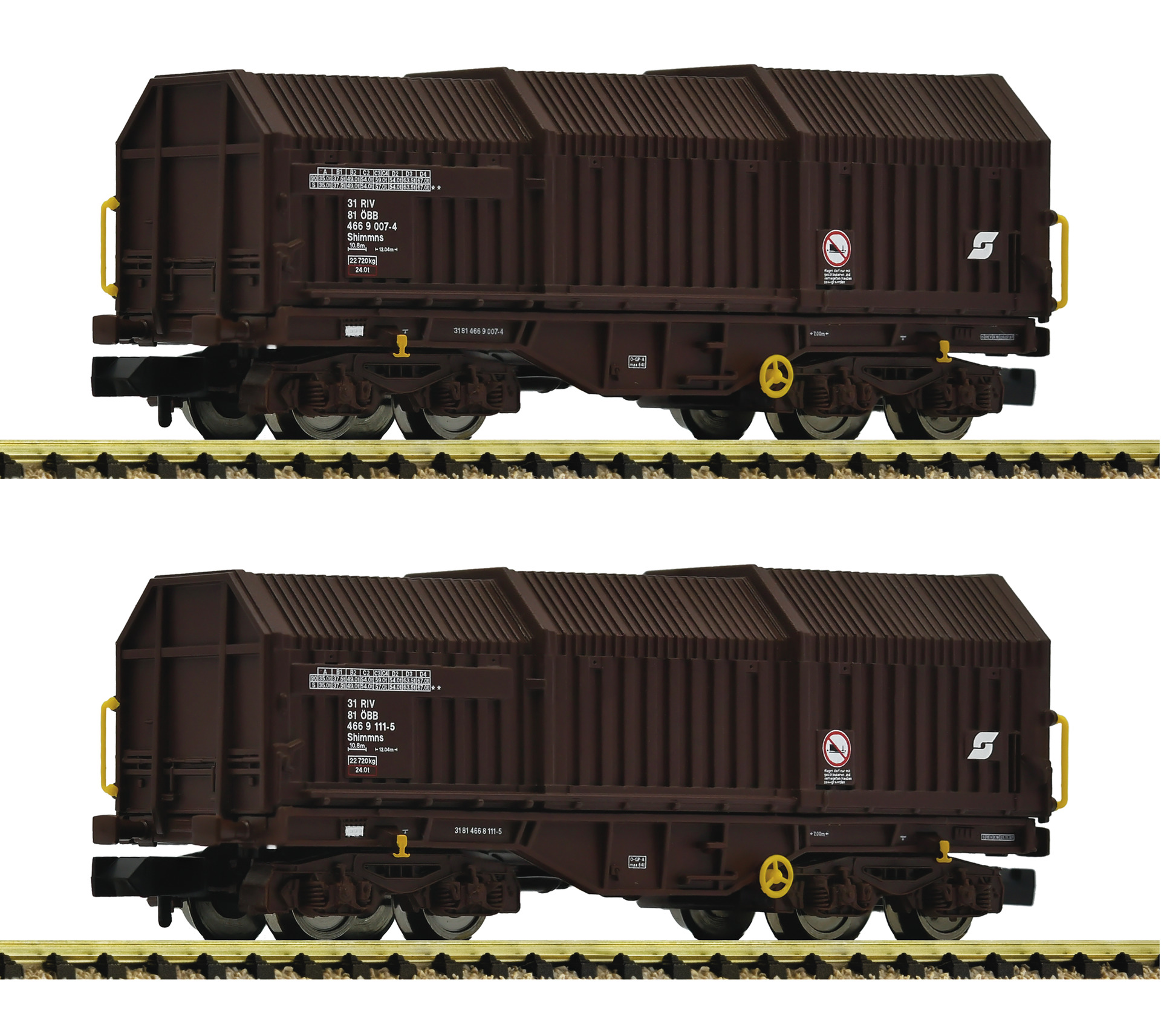 6660035 ÖBB Teleskophaubenwagen-Set 2-tlg. Ep.5