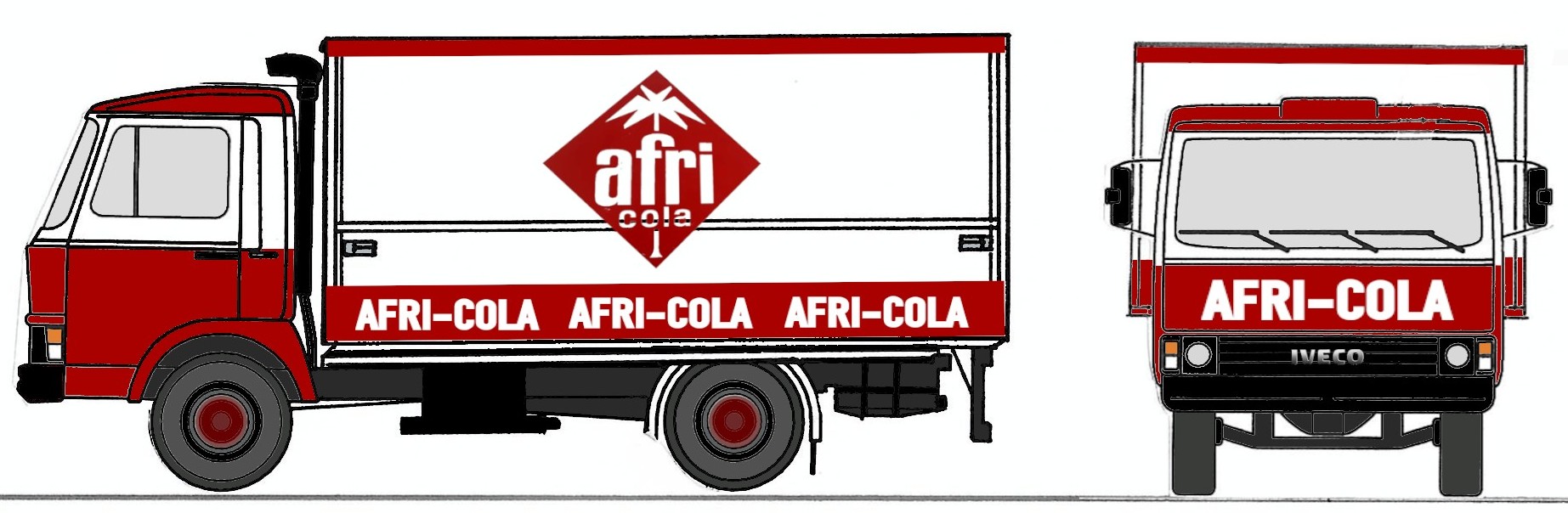 4092 Magirus-Deutz 90M5 Koffer Afri-Cola
