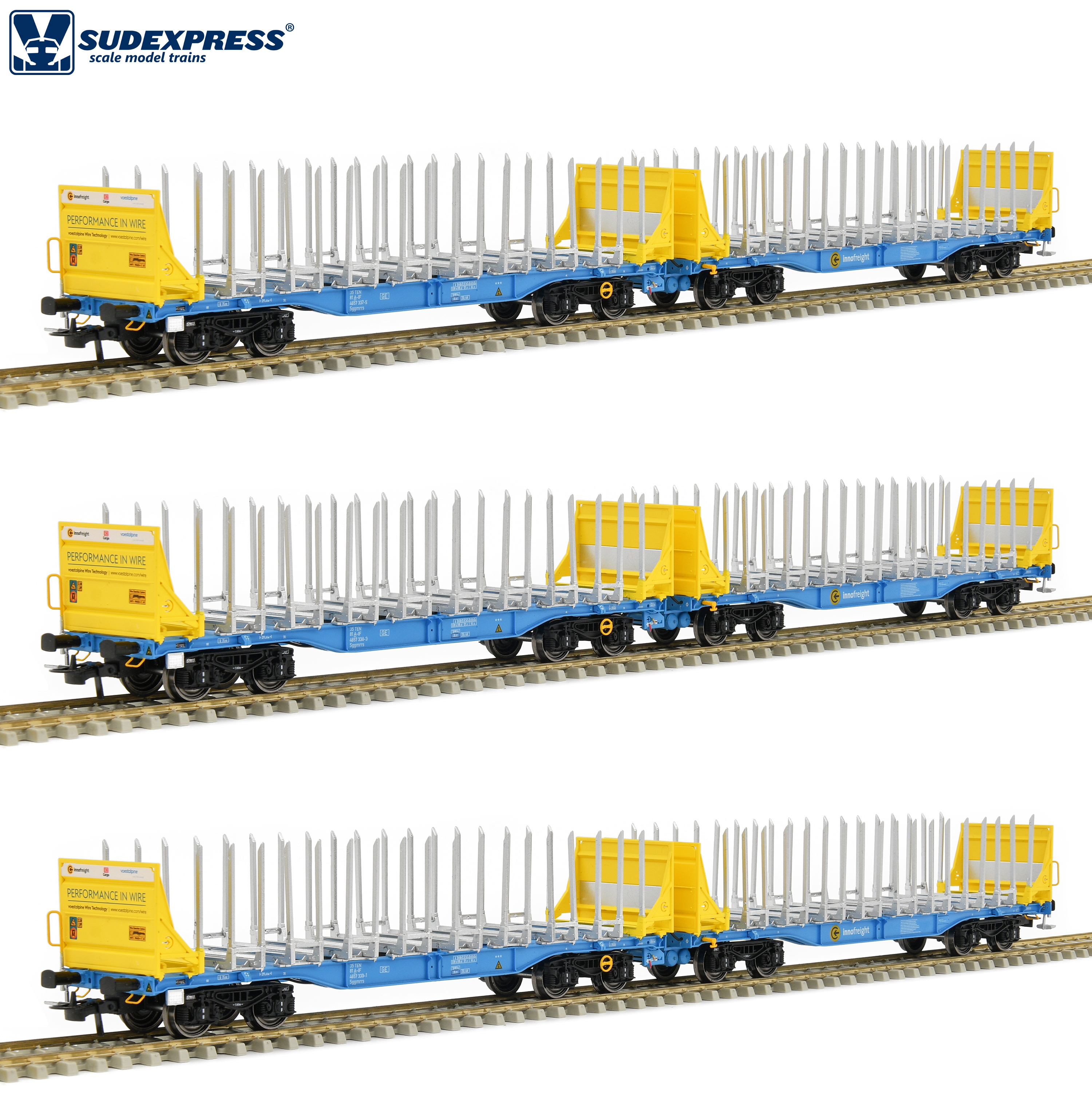 Sudexpress S4657004 Innofreight Doppeltragwagen-Set Ep.6