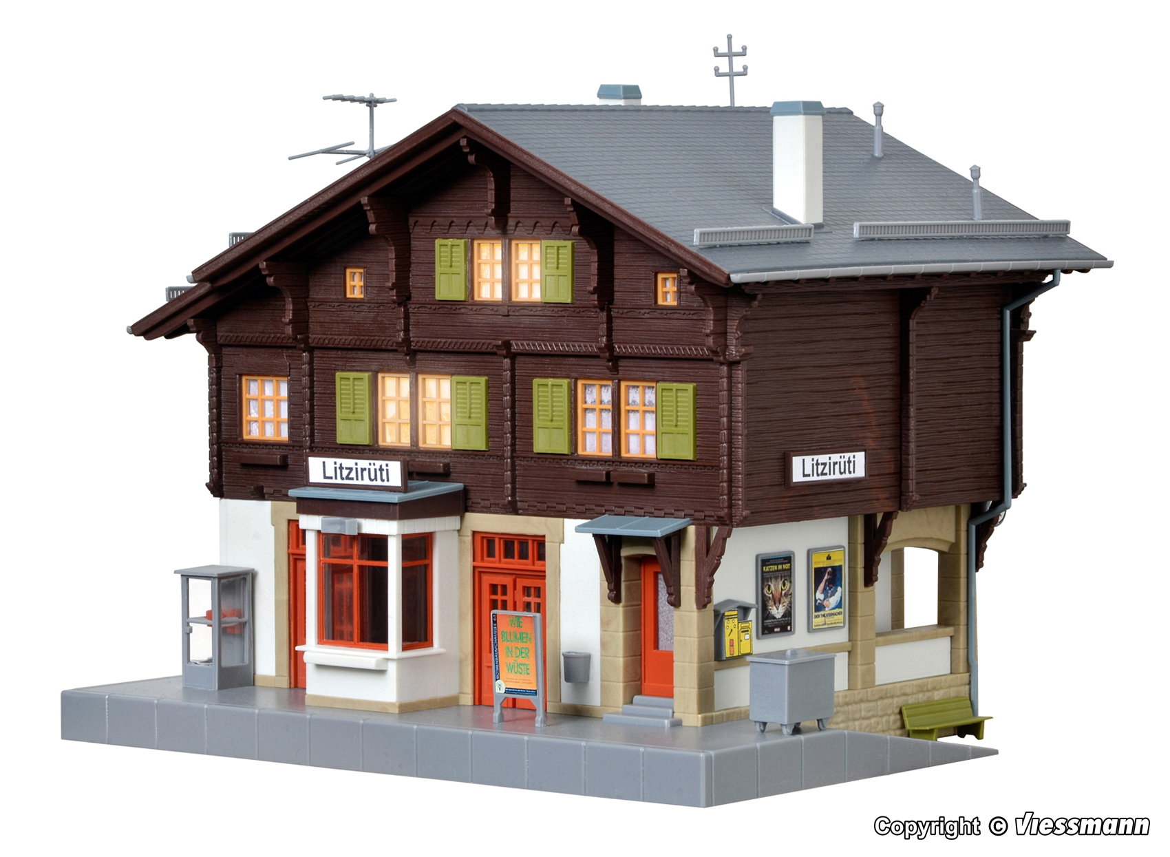Kibri 39497 Bahnhof Litzirüti