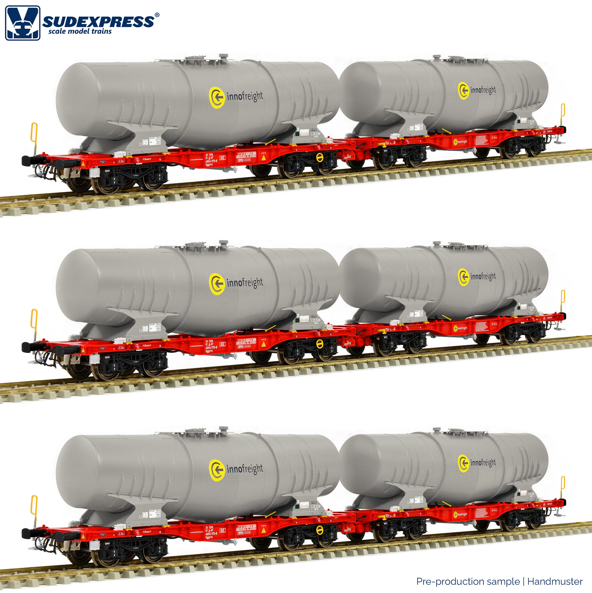 S854001 Innofreight Containertragwagen-Set Ep.6