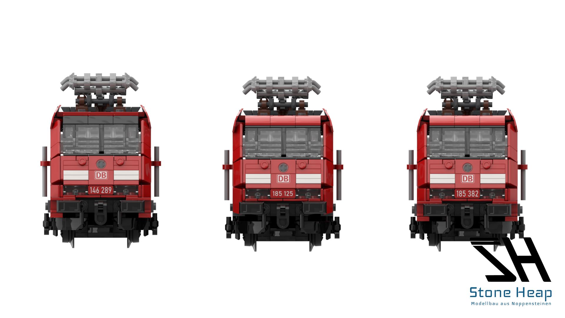 SH-006 DB BR E-Lok 146.2,185,185.2, 3 in 1 Set